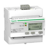 Sorolható fogyasztásmérő 3F LCD MID impulzusadós 63A direkt elektronikus 5M Acti9 iEM Schneider