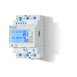 Sorolható fogyasztásmérő 3F LCD MID-hiteles 2xS0 IR NFC 80A direkt 230V 7M.38.8.400.0112 FINDER