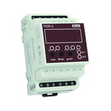 Sorolható időrelé 10-funkciós/programozható 0,1s-100h LCD 12-240V AC/DC-műk. PDR-2B/UNI Elko EP