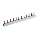 Sorolósín 1F+N csapos 2F 100A 10mm2 1000mmx szigetelt N-sínes 56-készülék S-2L-1000/10 Pollmann