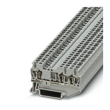 Átmenő sorkapocs TS35 1-szintes 24A 0.14-2.5mm2 szürke rugószorításos ST 2,5-TWIN PHOENIX CONTACT