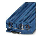 Átmenő sorkapocs TS35 1-szintes 41A 0.25-6mm2 kék rugószorításos ST 6-TWIN BU PHOENIX CONTACT
