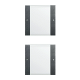 ST55 KNX érintőfedlap (1+1)pár=4gomb/2modul +feliratmező antracit GIRA