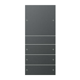 ST55 KNX érintőfedlap (1+3)pár=8gomb/2modul antracit GIRA