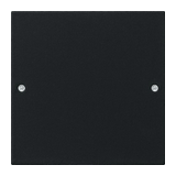 ST55 KNX érintőfedlap 1pár=2gomb/1modul +feliratmező +termosztát fekete GIRA