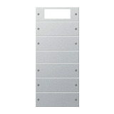 ST55 KNX érintőfedlap (2+3)pár=10gomb/2modul +termosztát alumínium GIRA