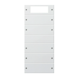 ST55 KNX érintőfedlap (2+3)pár=10gomb/2modul +termosztát fehér GIRA