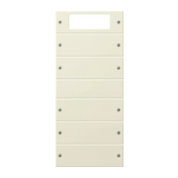 ST55 KNX érintőfedlap (2+3)pár=10gomb/2modul +termosztát krém GIRA