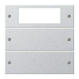 ST55 KNX érintőfedlap 2pár=4gomb/1modul +termosztát alumínium GIRA
