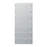 ST55 KNX érintőfedlap (3+3)pár=12gomb/2modul alumínium GIRA