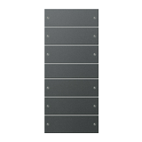 ST55 KNX érintőfedlap (3+3)pár=12gomb/2modul antracit GIRA