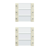 ST55 KNX érintőfedlap (3+3)pár=12gomb/2modul +feliratmező krém GIRA