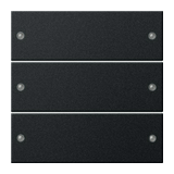 ST55 KNX érintőfedlap 3pár=6gomb/1modul fekete GIRA