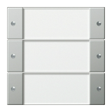 ST55 KNX érintőfedlap 3pár=6gomb/1modul +feliratmező nemesacél GIRA