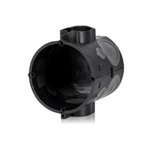 Süllyesztett szerelvénydoboz gumis mély 1-es kerek 80mm-ho 65mm-átmérő fekete E1072K F-TRONIC