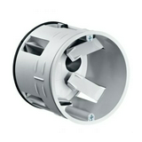 Süllyesztett szerelvénydoboz hőszigetelésbe 1-es kerek 68mm-átmérő műanyag szürke KAISER