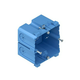 Süllyesztett szerelvénydoboz klímacsatornába 1-es ovális 71mmx 71mmx szürke műanyag KEDB80 Niedax