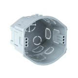 Süllyesztett szerelvénydoboz mély 1-es kerek 71mm-átmérő műanyag szürke 69mm-b.mély KPR KOPOS