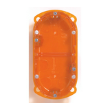 Süllyesztett szerelvénydoboz univerzális 2-es ovális 143mmx 72mmx 67mm-átmérő Batibox LEGRAND