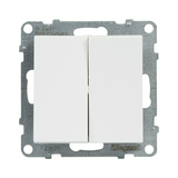 Suno 105 2x1P csillárkapcsoló 105 2x1P csillárkapcsoló betét közp. fedéllel fehér rugós LEGRAND