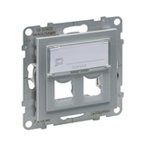 Suno adatcsatlakozó adapter kettős Keystone műanyag alumínium LEGRAND