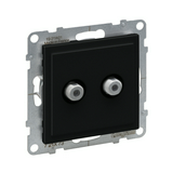 Suno TV (F) 2-kimenet végzáró süllyesztett 1.5dB/860MHz fekete 1.5dB/2150MHz LEGRAND