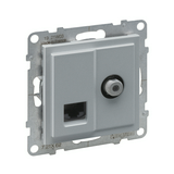 Suno TV (F) végzáró + adatcsatlakozó dugalj UTP RJ45 8(8) Cat6 csavaros LEGRAND