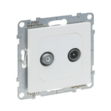 Suno TV-R-SAT 2-kimenet végzáró süllyesztett 1.5dB/860MHz fehér 2dB/2150MHz LEGRAND