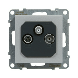 Suno TV-R-SAT 3-kimenet végzáró süllyesztett 14dB/860MHz alumínium 1.5dB/860MHz/vonali LEGRAND