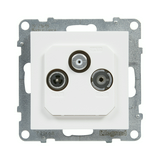 Suno TV-R-SAT 3-kimenet végzáró süllyesztett 14dB/860MHz fehér 1.5dB/860MHz/vonali LEGRAND