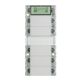 System55 KNX szenzor nyomógomb nélkül 5pár=10gomb termosztáttal 2M süllyesztett IP20 GIRA