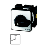 Szakaszoló be-ki kapcsoló 20A 8P 5.5kW/400VAC-3 beépíthető fix fekete T0-4-8344/E EATON