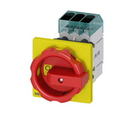 Szakaszoló főkapcsoló 16A 3P 6kW/400VAC-3 előlapi központos zárható SENTRON SIEMENS