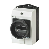 Szakaszoló főkapcsoló 20A 3P 5.5kW/400VAC-3 ráépíthető tokozott fekete T0-2-15679/I1/SVB-SW EATON