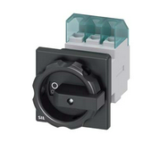 Szakaszoló főkapcsoló 32A 3P 9.5kW/400VAC-3 előlapi központos fix fekete zárható SENTRON SIEMENS