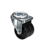 Szállítókerék duplagörgővel max.160kg (4db) műanyag fekete 64mm-sz 92mm-ma Spacial Schneider