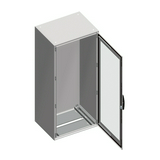 Szekrény álló üveg ajtós mono acél 1800mm 600mmx 400mmx IP55 szürke Spacial SM Schneider