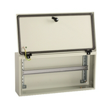 Szekrény fali teli ajtós acél 400mm 800mmx 150mmx IP66 szürke Spacial S3D Schneider
