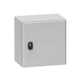 Szekrény fali teli ajtós acél szerelőlappal 1200mm 800mmx 400mmx IP66 Spacial S3D Schneider