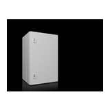 Szekrény fali teli ajtós acél szerelőlappal 600mmx 380mmx 350mm IP66 AX 1338.000 Rittal