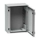 Szekrény fali teli ajtós műanyag 530mm 430mmx 200mmx IP66 szürke Thalassa PLM Schneider