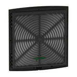 Szellőzőrács kapcsolószekrény ventiláltorra fix zsaluval 291mm-sz/kivágás ClimaSys CA Schneider