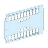 Szerelőlemez függőleges fix 3x4P vagy 4x3P NS250-hez acél 145mm-ma 650mm-sz Prisma P Schneider