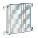 Szerelőlap állítható perforált acél 450mm x 500mm galvanizált Quadro Hager