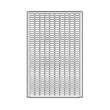 Szerelőlap állítható perforált acél 500mm x 600mm galvanizált Quadro Hager