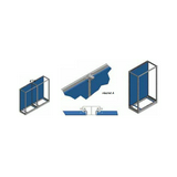 Szerelőlap D-hez acél 800mm x 1800mm galvanizált EAE