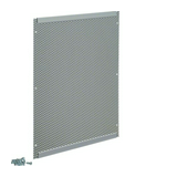 Szerelőlap perforált nemesacél 345mm x 265mm alapozott Volta multimédia Hager