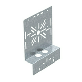 Szerelőlemez hajlított nagy függőleges 200mm x 240mm acél csavaros MP WI GR. DD OBO-BETTERMANN