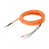 Szerelt motorkábel frekvenciaváltóhoz 4x0,75mm2 S-1FL6 LI 10m 0.75mm2 kerek SINAMICS V90 SIEMENS