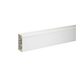 Szerelvénybeépítő-csatorna 151mm x 50mm 2000mm kezeletlen műanyag fényesfehér Ultra Schneider